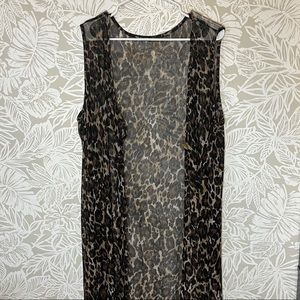Cheetah print overall